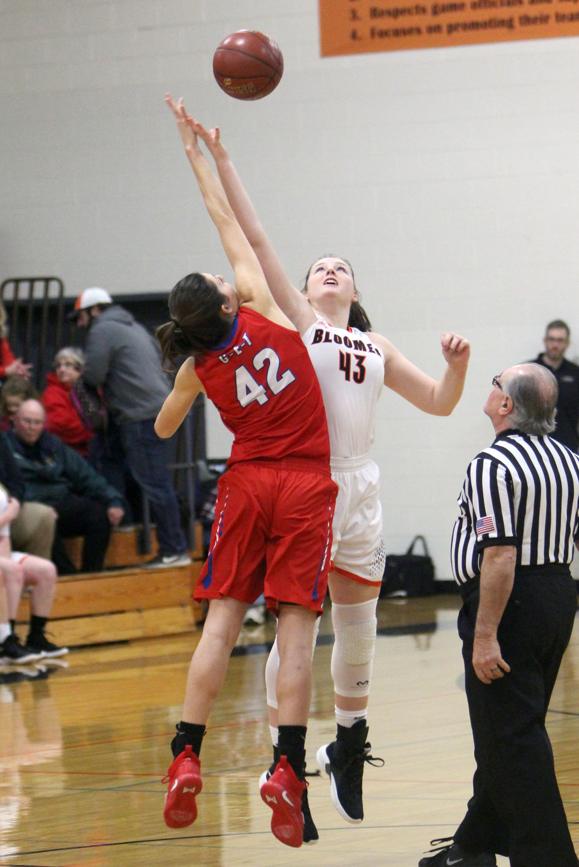 Gale-Ettrick-Trempealeau at Bloomer girls basketball 12-29-18
